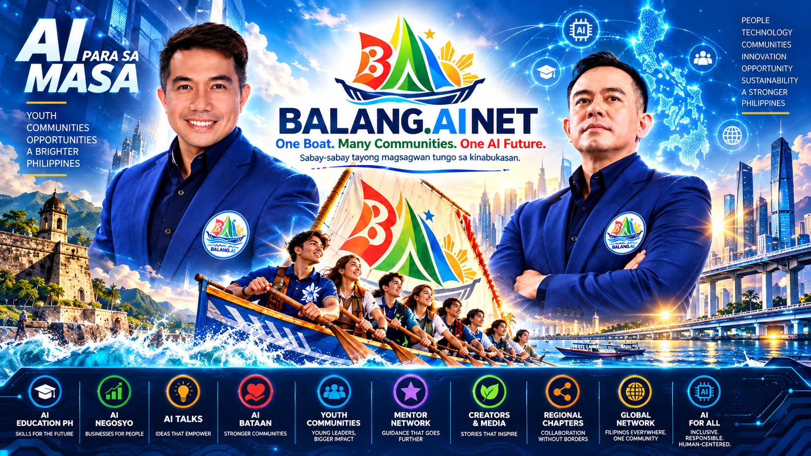 BalangAi.Net — AI para sa masa campaign artwork